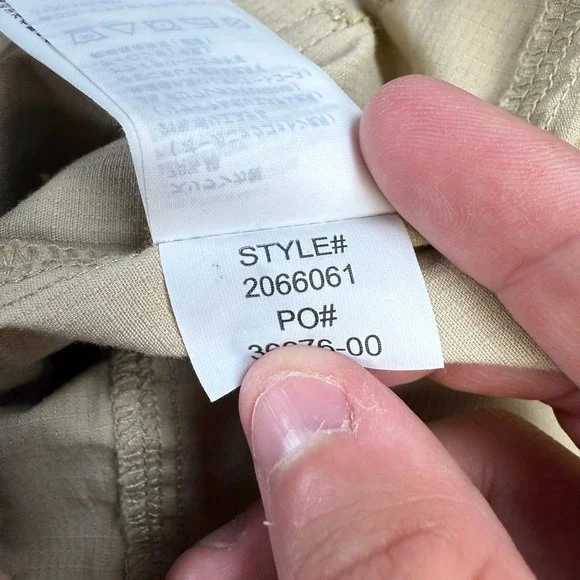 Prana Pants Women 4 Beige Palisades Ripstop Utility Cargo Elastic Waist Hike NEW - Picture 8 of 11